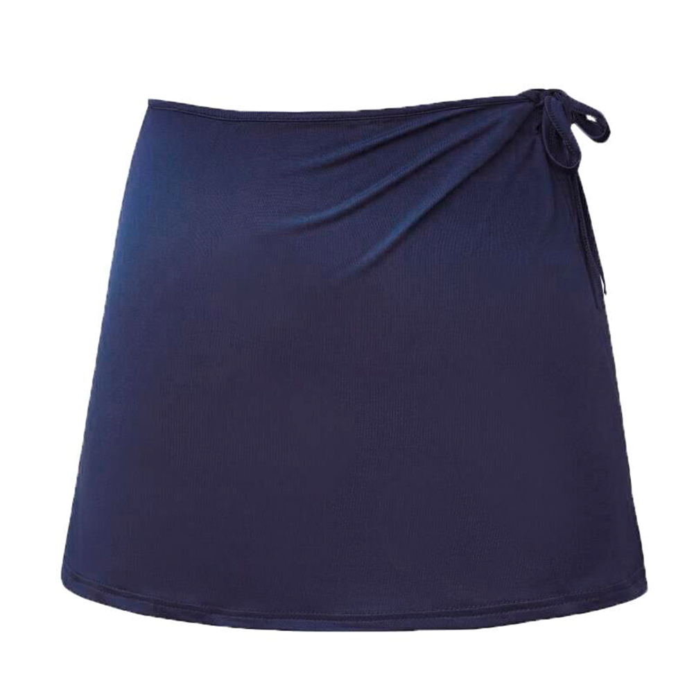 Summer Solid Casual  Bikini Holiday Women Skirt Loose Cover Up Swimming Beach Sarong Wrap Short