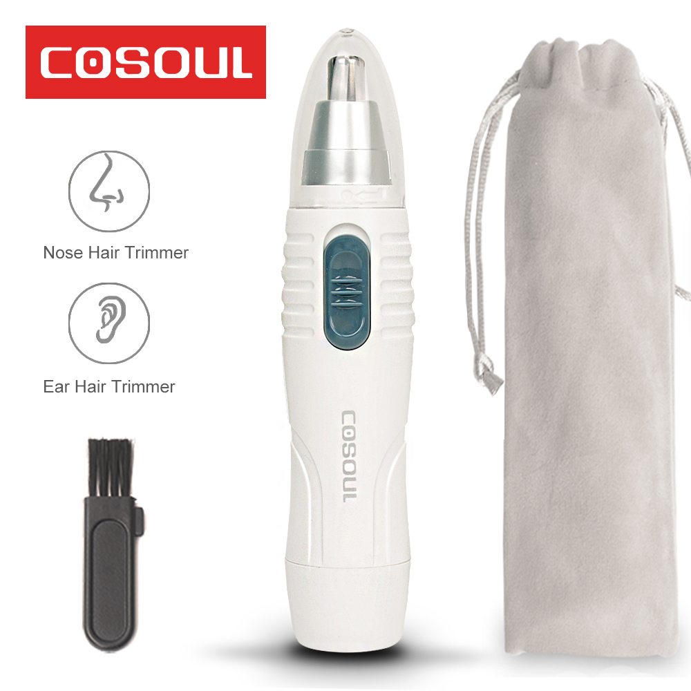 Nose Hair Trimmer Electric Removal Dual-blade Clipper Razor Shaver Trimmer Epilator High  Eco-Friendly